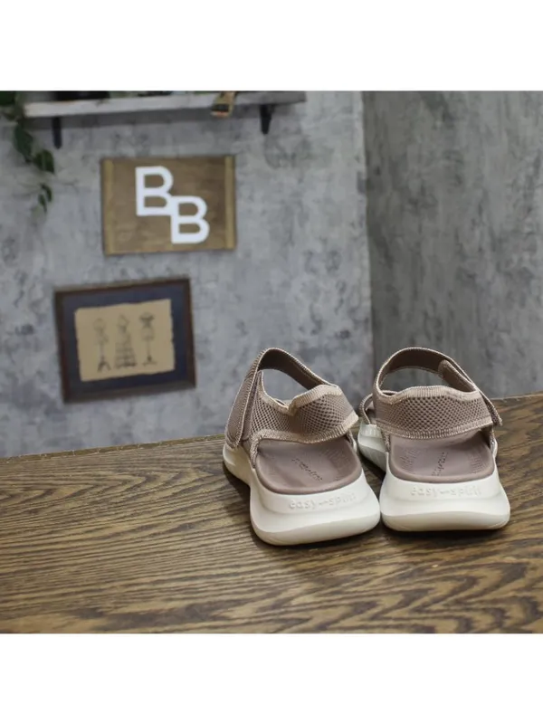 Easy Spirit Docia Double Band Slingback Sandals SEDOCIA2-H Taupe Brown 7M - Image 5