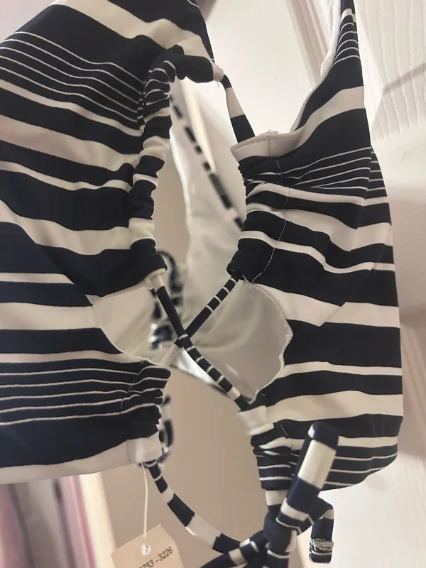 American Eagle Striped Bikini Top - Image 3