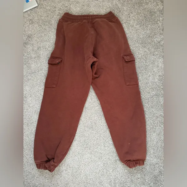 Oner Active All Day Cropped Hoodie and Cargo Joggers SET in Copper Brown Small - Image 7