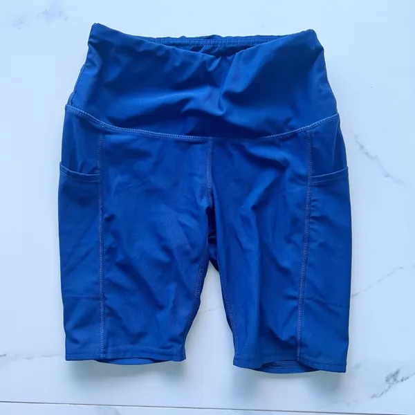 Tesla shorts size Small blue bike workout - Image 3