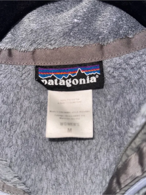 Patagonia Women's Re-Tool Grey Full-Zip Fleece Jacket - Image 3