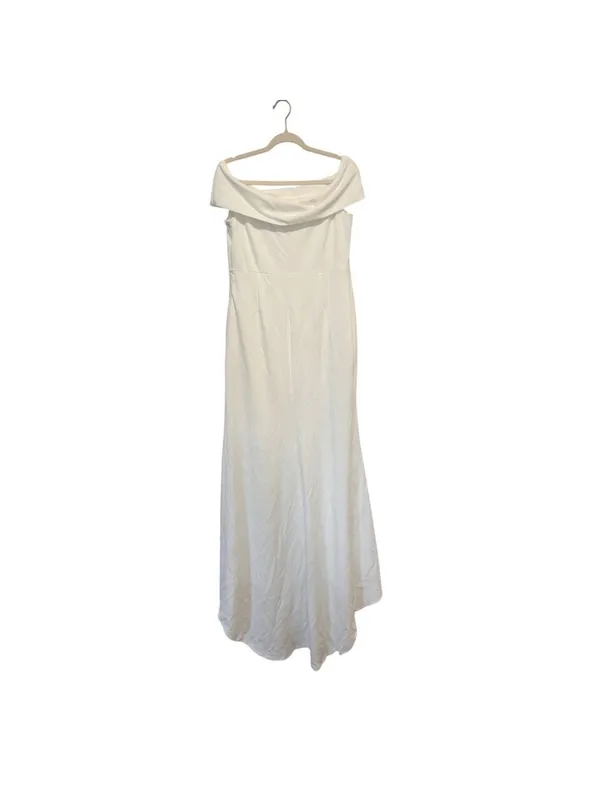Lulu's Off-Shoulder Exceptional Romance Mermaid Maxi Dress XL White NWT - Image 4