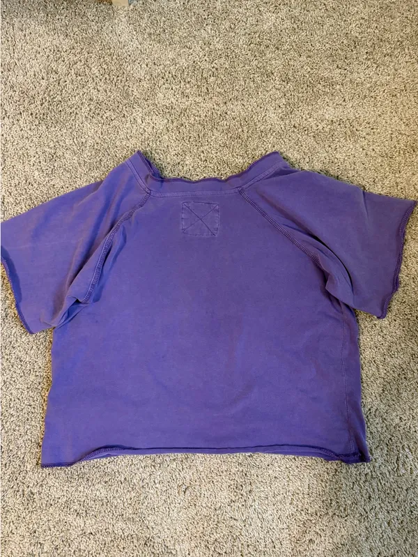 gulf shores cropped tee Purple Size M - Image 3