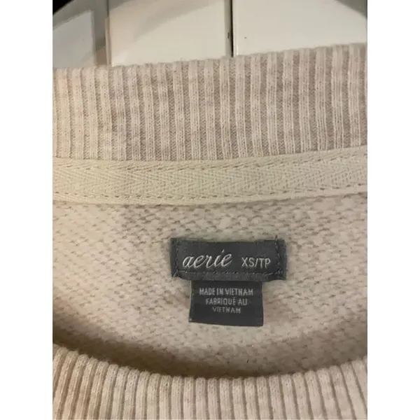 Aerie leopard oversized cozy sweater size xs - Image 3