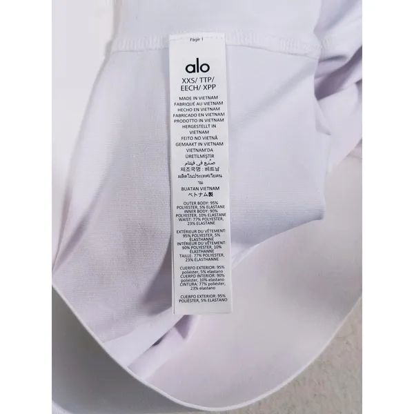 Alo Yoga Flirty Mesh Tennis Skort Size XXS White Pleated Pickleball Golf Sporty - Image 5