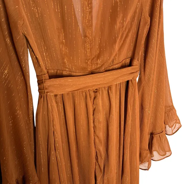 Showpo Chiffon Dangerous Woman Maxi Dress 6 Maternity Engagement Fairycore Fall - Image 12