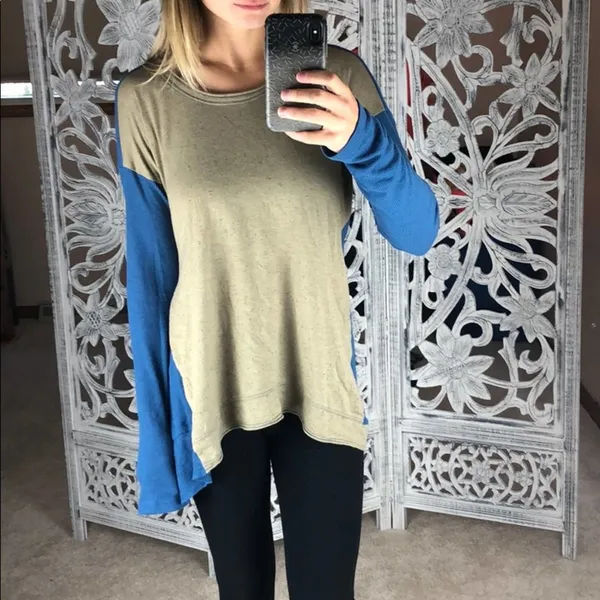Free People: Asymmetric Long Sleeve - Image 2