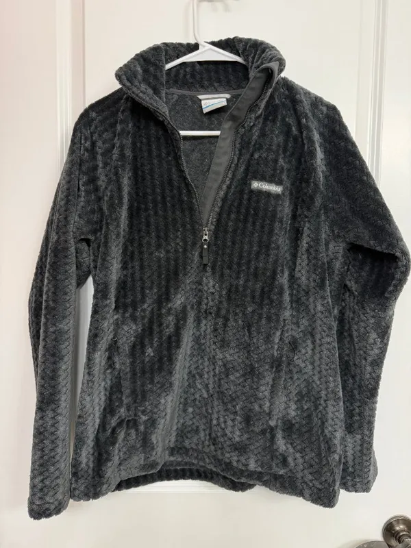 Columbia Ruby Lake Plush Half Zip Fleece S Gray - Image 3