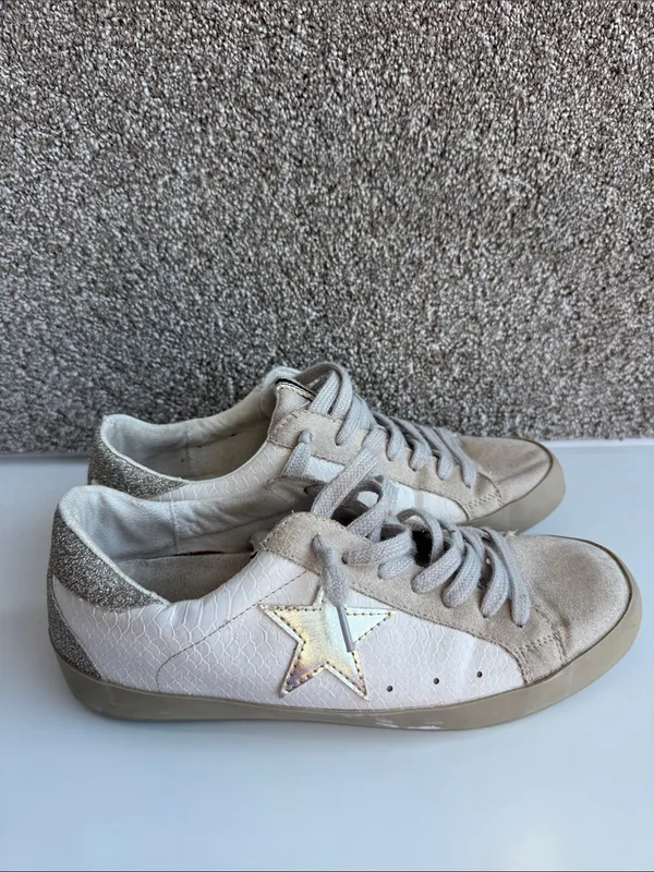 Shu Shop Paula Bone Snake Sneakers Size 9 - Image 3