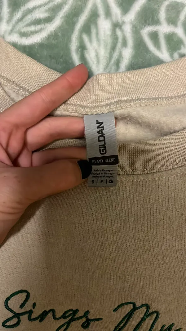 Gildan Beige Christian Sweatshirt - Image 3