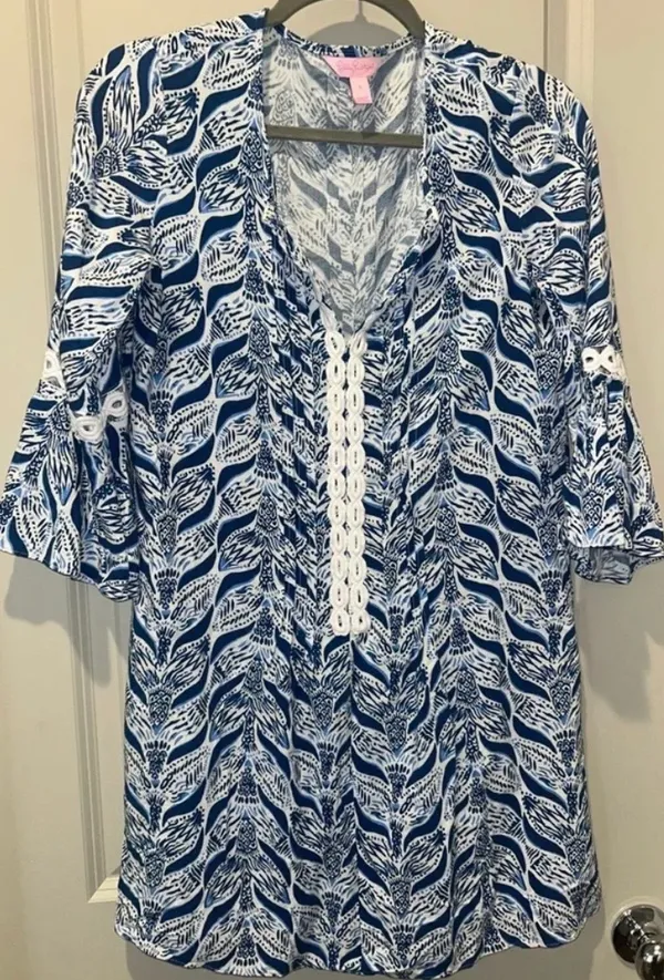 Lilly Pulitzer Dress Lilly Blue - Image 2