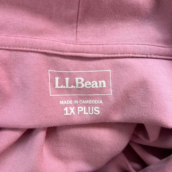 LL Bean Shawl Collar‎ Blouse Pink 1X - Image 8