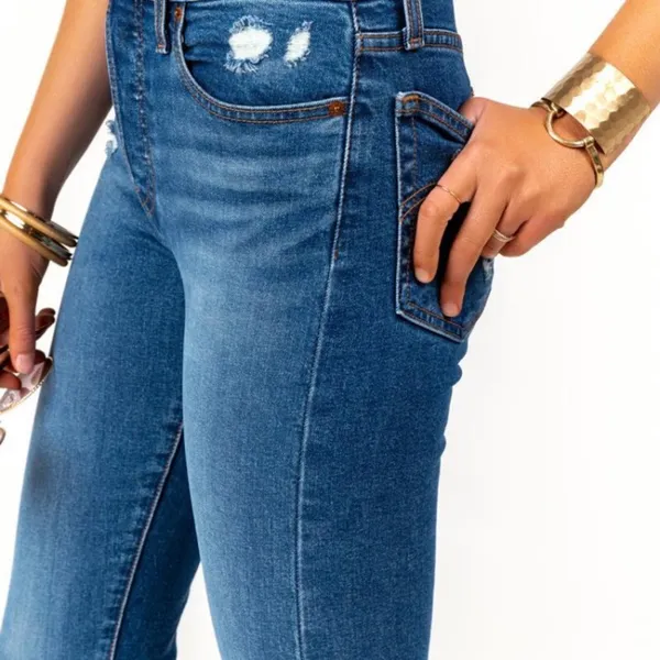 Levi’s‎ wedgie high rise skinny jeans pacific wave sz 26 - Image 3