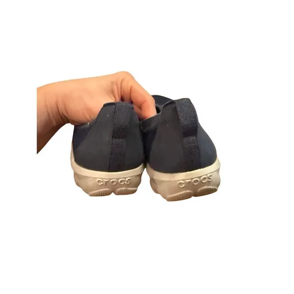 Crocs Shoes Womens Sz 8 Blue‎ Busy Day Stretch Flats Slip On Comfort Shoe - Image 9