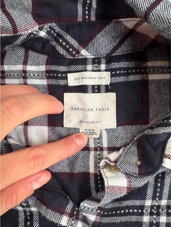 American Eagle Boyfriend Fit Flannel - Image 2
