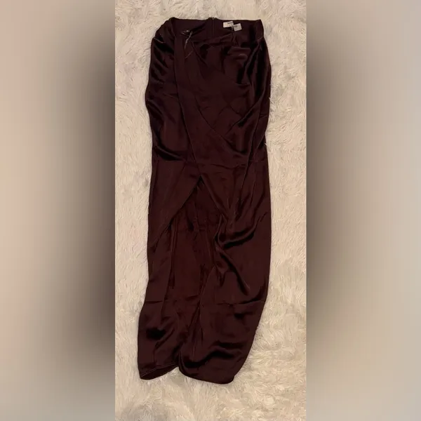 NWOT House of CB Vesper skirt only Chocloate Brown sz S - Image 7