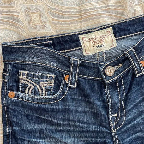 Big Star Women's Dark Blue Boot Cut Jeans - Image 3