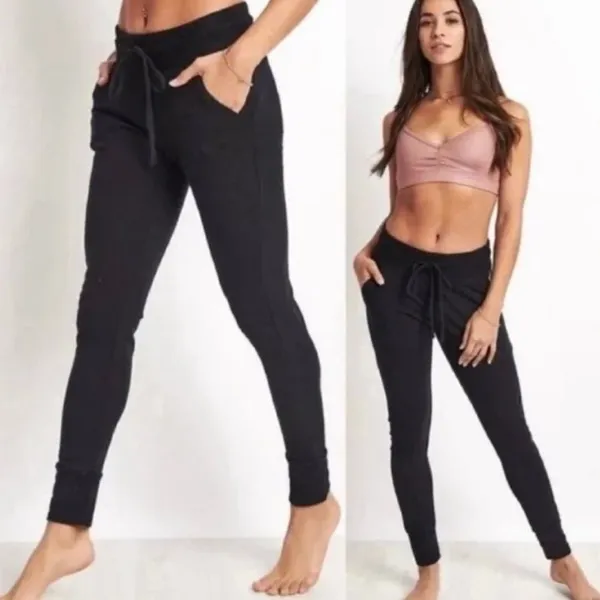 Free People Movement Black Sunny Jogger Drawstring Sweatpants - Image 3