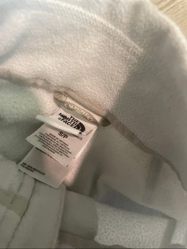 The North Face White Quarter-Zip Fleece Pullover - Image 2