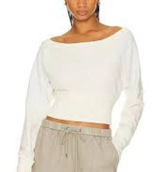 Free People Last Minute Pull Over | Cream | Size Extra Small XS | We The Free - Image 2