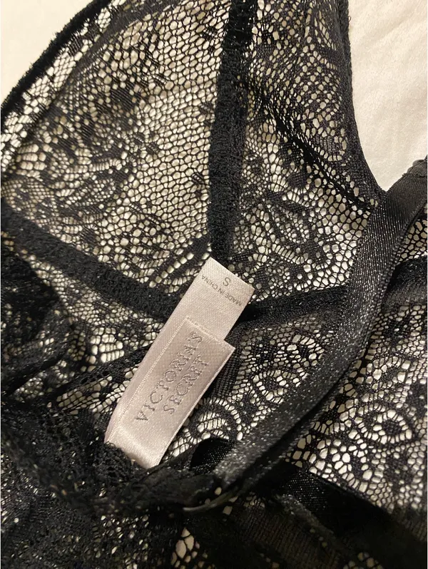 Victoria’s Secret black lace slip dress - Image 5