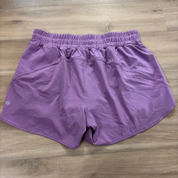 Lululemon Track That Mid-Rise Lined Short 5" Wisteria Purple Women Size 14 - Image 4