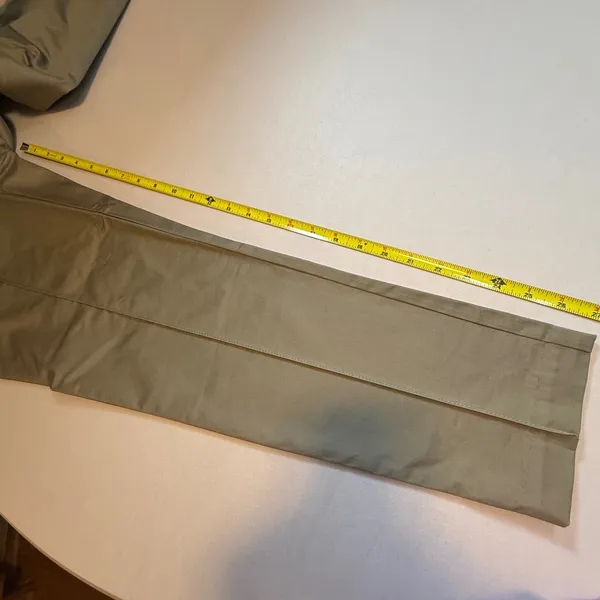 NWT Blue Earth Womens Stretch Ankle Pants Olive Green Pintuck Seam Side Zip Sz 8 - Image 12