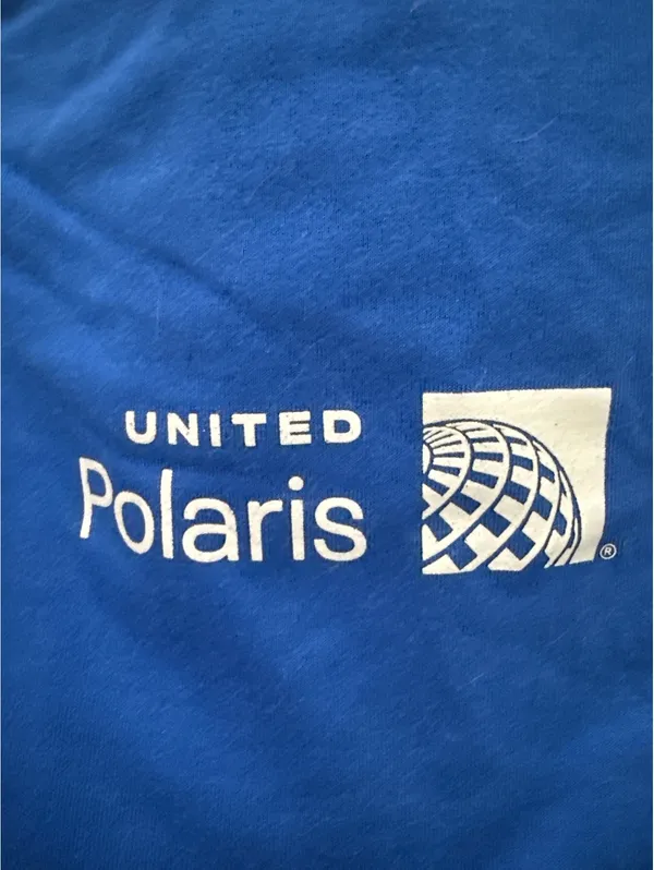 United Polaris Blue Long Sleeve Shirt with Gray Lounge Pants Set Size L/XL - Image 6