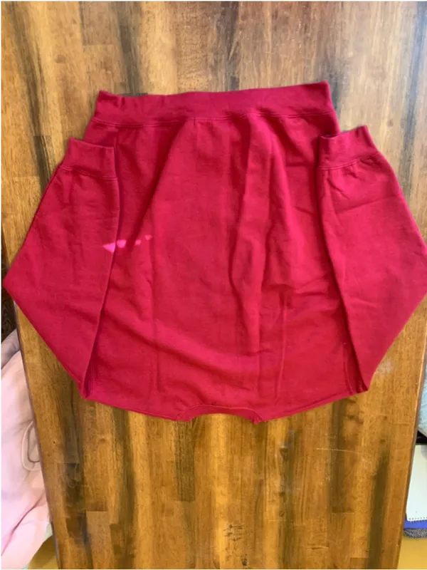 Gildan Christmas Sweatshirt Red Pink Size L - Image 5