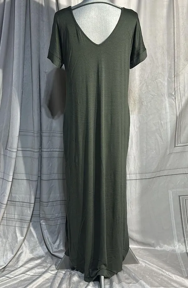Soprano Green Marc Maxi Dress - Size L - Image 5