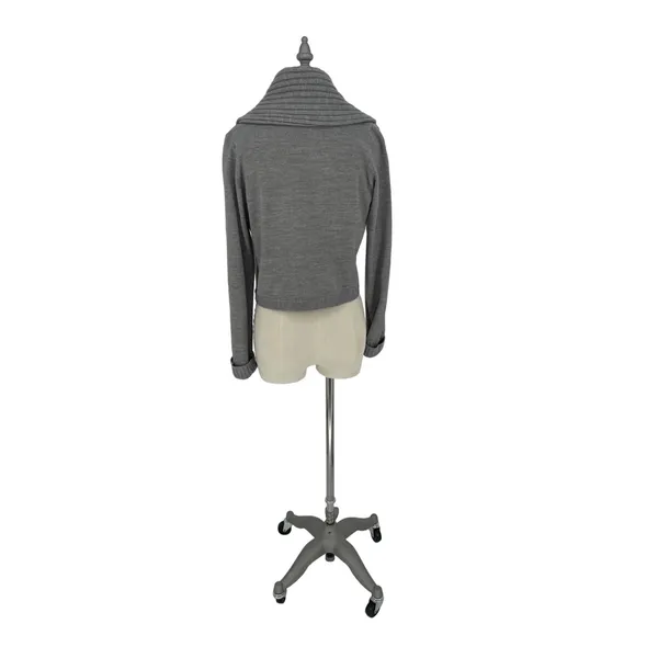 Boutique Gray Long Sleeve Cardigan -‎ Large - Image 3