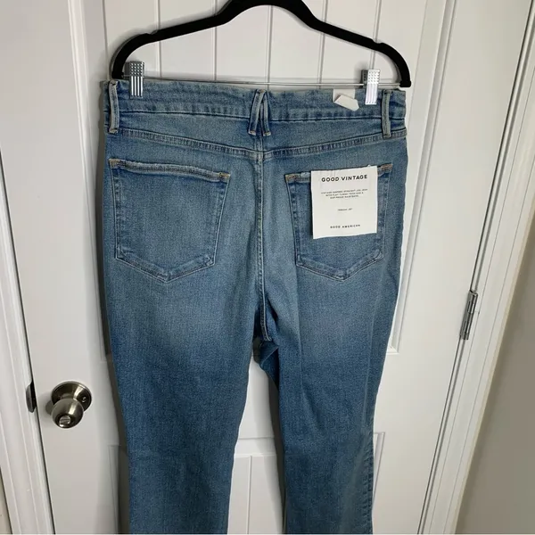 Good American Good‎ Vintage distressed straight leg jeans size 15 - Image 8