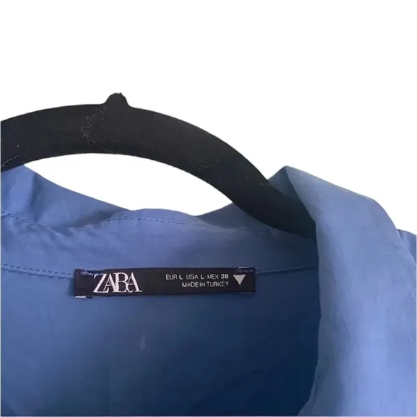 ✨Zara Blue Pleated Shirt Dress✨ - Image 14
