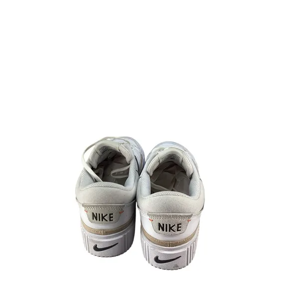 Nike Low Platform Shoes Court Legacy 8 White Black Hemp Sneakers DM7590-100 - Image 5