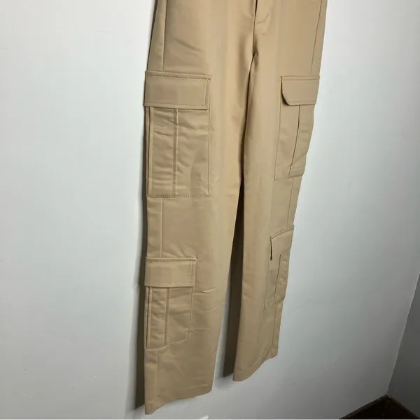 Zara double cargo pants cream‎ size XS - Image 3