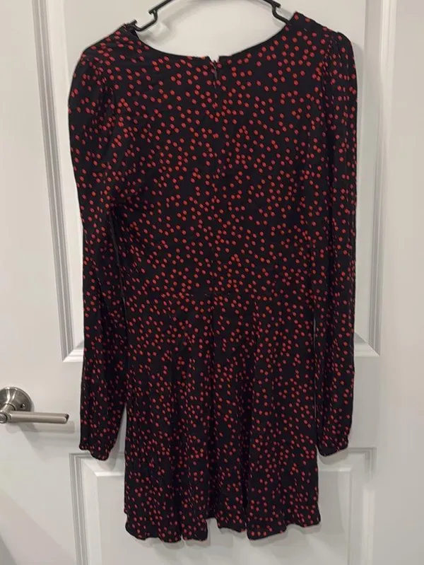 Urban Outfitters fit and flare polka dot dress size medium - Image 6