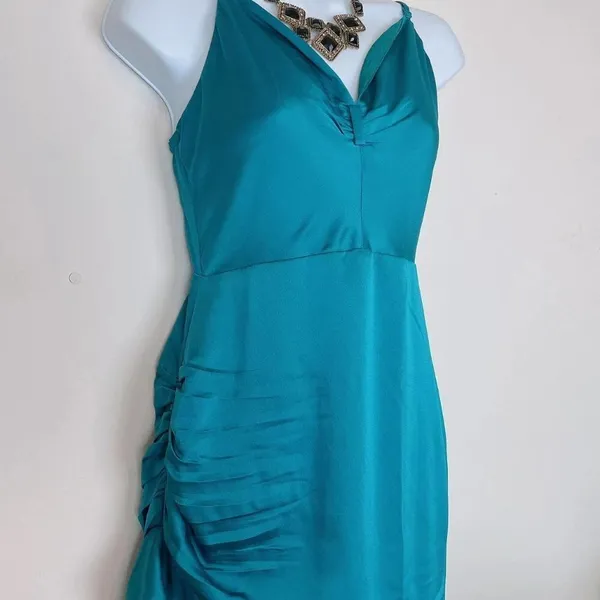 Bellevue the Label Royal Blue Malia High Low Maxi Dress Small - Image 3