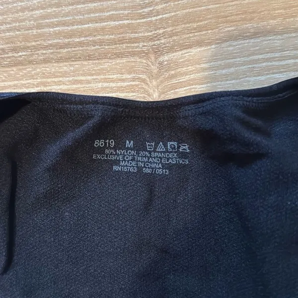 Black Shapewear‎ top Size Medium - Image 2