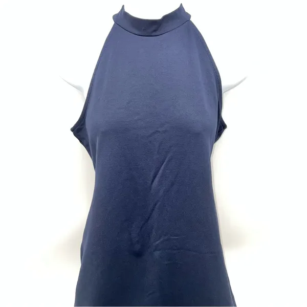 Rolla Coster Midnight Navy Blue Racer Back Sleeveless Above the Knees Dress-L - Image 2