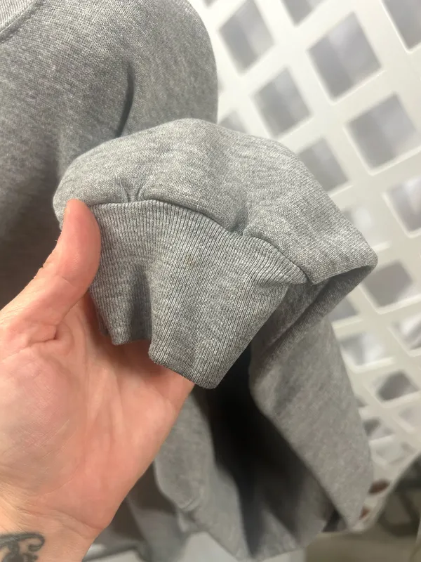 USA Olympic Gray Crewneck Sweatshirt XXL Oversized Fleece Pullover Unisex - Image 3