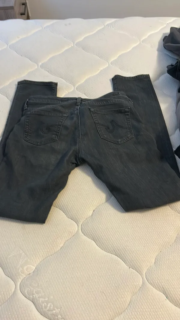 AG Adriano Goldschmied The Stevie slim straight dark jeans - Image 4