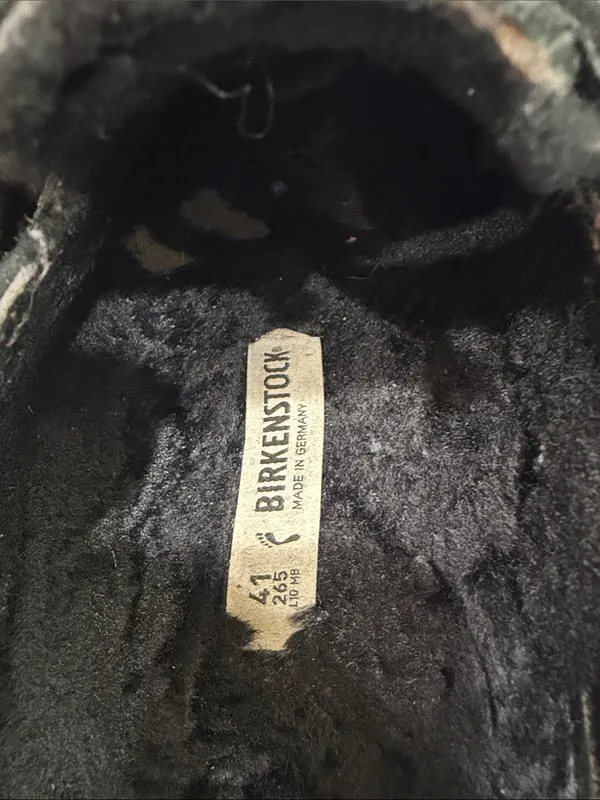 Birkenstock Boston VL/Fell black suede - Image 4