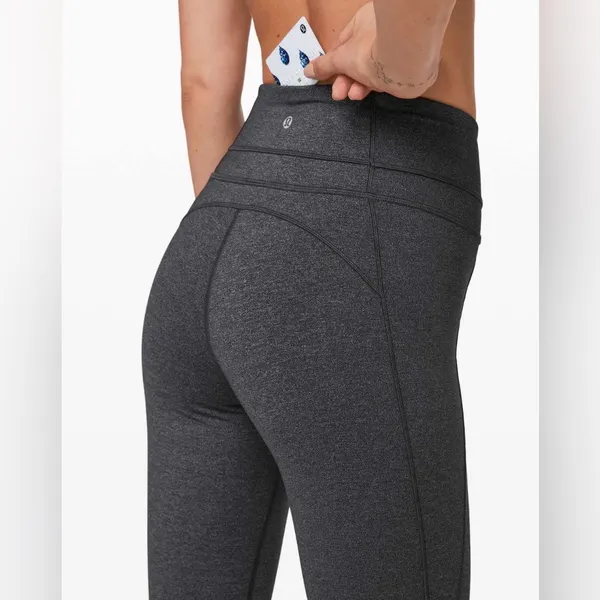 Lululemon‎ Groove Flared Pant 32” in Heathered Black Size 4 - Image 7