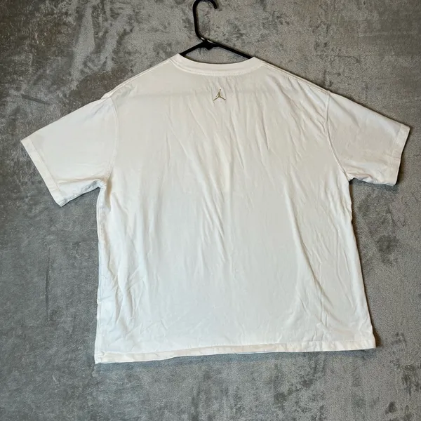 Jordan Flight‎ Sz Large Loose Fit Women's Graphic T-Shirt White - Image 6