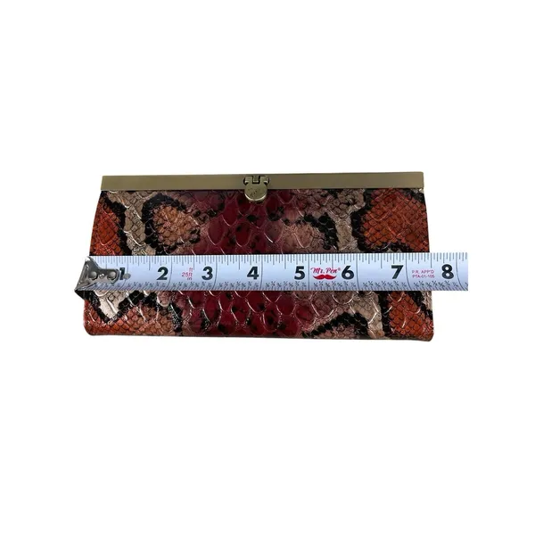 Depeche Mode Y2K Snake Print Clutch Wallet Vegan Leather Mob Wife - Image 4