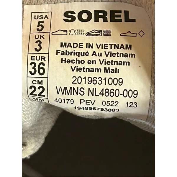 SOREL Out N About III Low Sneaker Women's Size US 5 Moonstone/Dove - Image 8