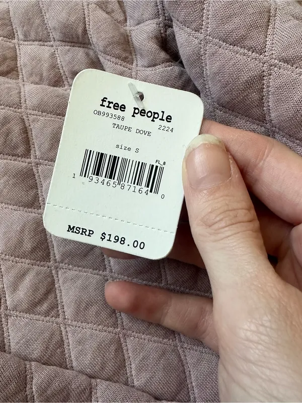 Free People Hibernation Quilted Hooded Bomber Jacket - Dusty Rose Pink - Image 4