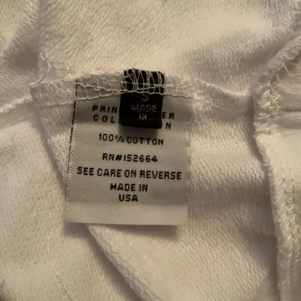 NWT Prince Peter Womens White Size S Graphic Lightweight Sweatshirt Top - Image 8