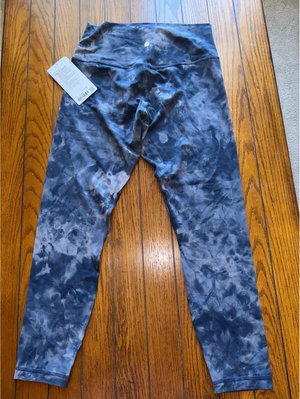 Lululemon Align High Rise 25” Diamond Dye Lunar Rock True Navy Size 10 NWT - Image 2