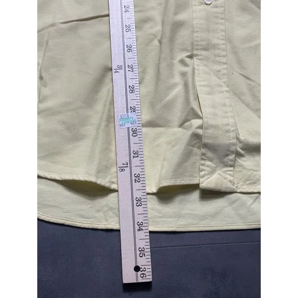 Polo Ralph Lauren Button-Front Yellow Shirt XXL Big‎ Tall F-113 - Image 6